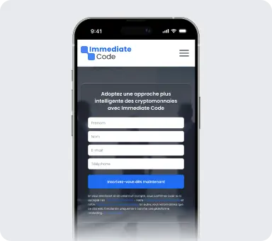 Accès utilisateur avec Immediate Code connexion
